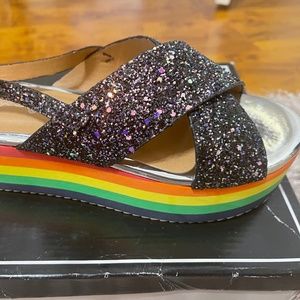 Rainbow/irredentist Sandals